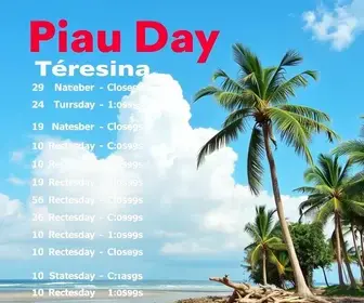 Dia do Piauí: confira o que abre e o que fecha na segunda (19) em Teresina