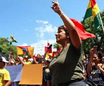 Manifestantes fazem ato de apoio à reeleição de Lula em Teresina